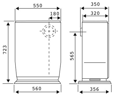 B-Ware Ölofen Wamsler OU Rofan 5/7 Vario 7kW