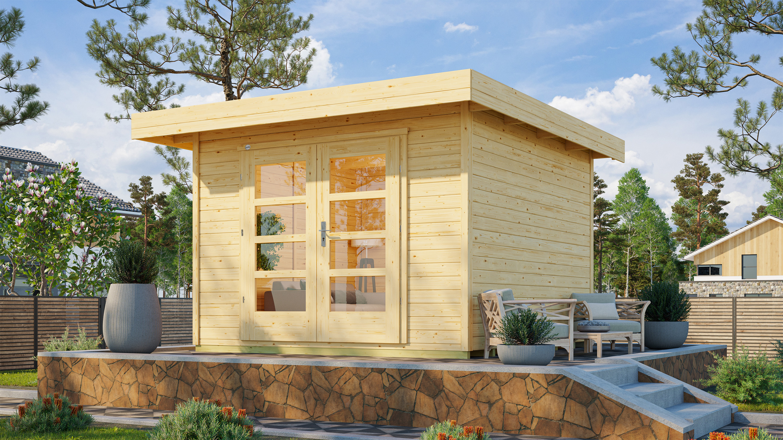 weka Komfort Designhaus 126 Plus Gr.3, natur