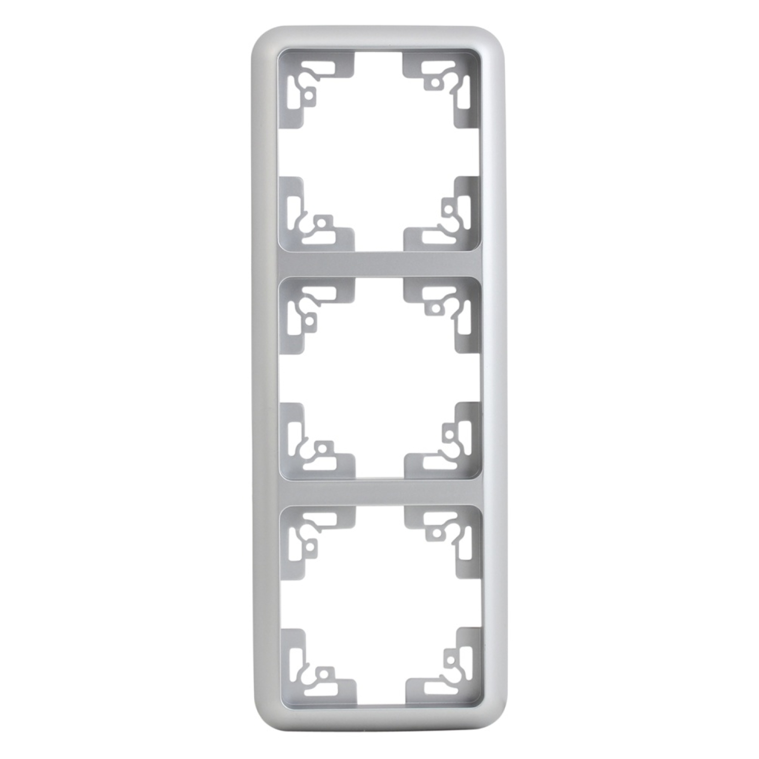 Abdeckrahmen Montreal S503 3-fach silber