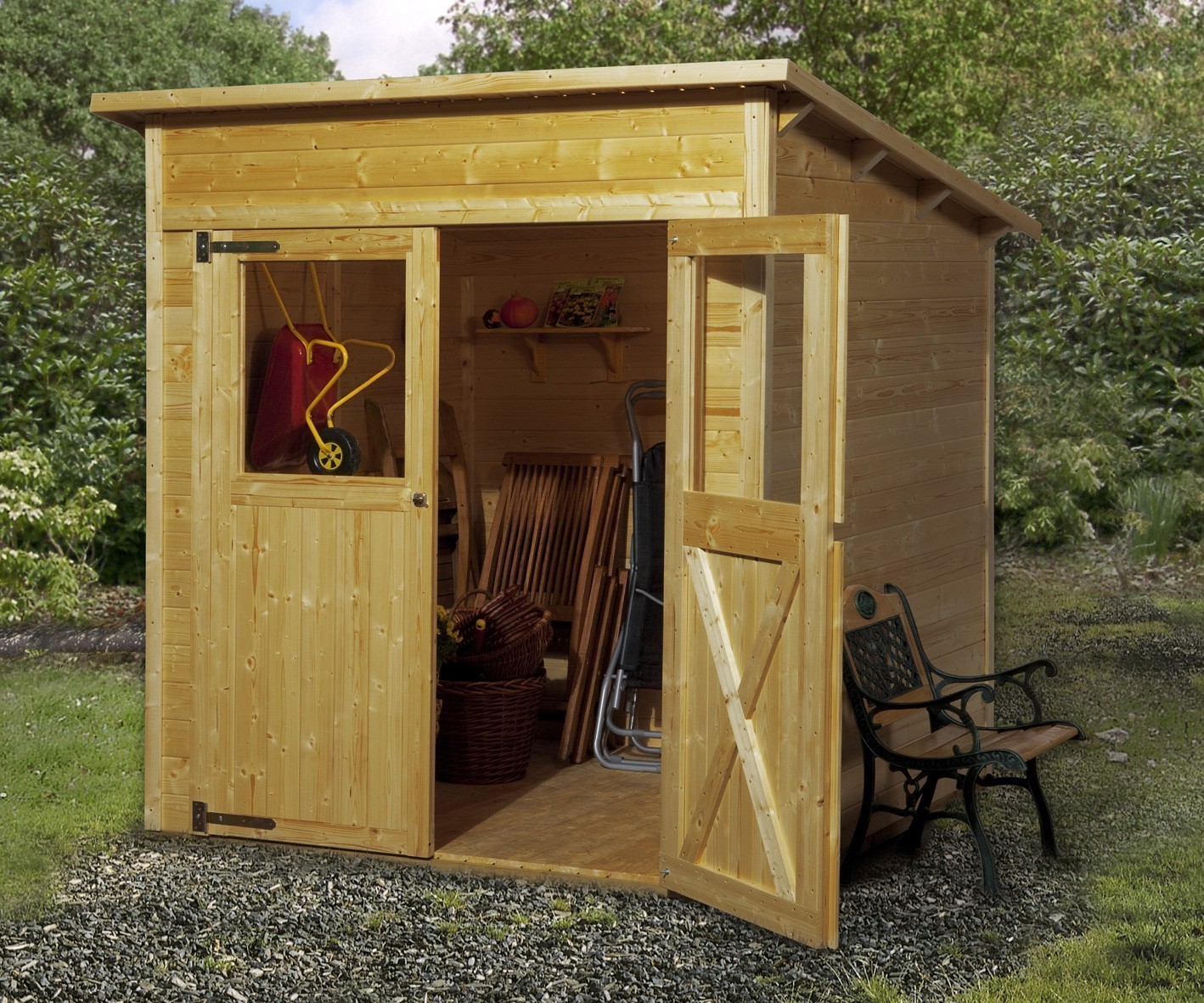 weka Gartenhaus 325 Gr.3, lasiert, 19 mm
