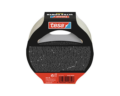 tesa® Ultra Power Clear 20m x 48mm