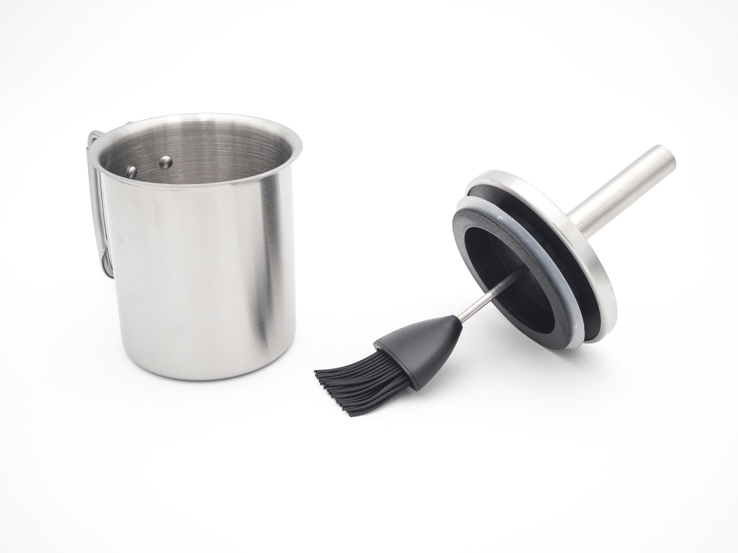 All'Grill® Marinier Set mit Silikonpinsel Edelstahl