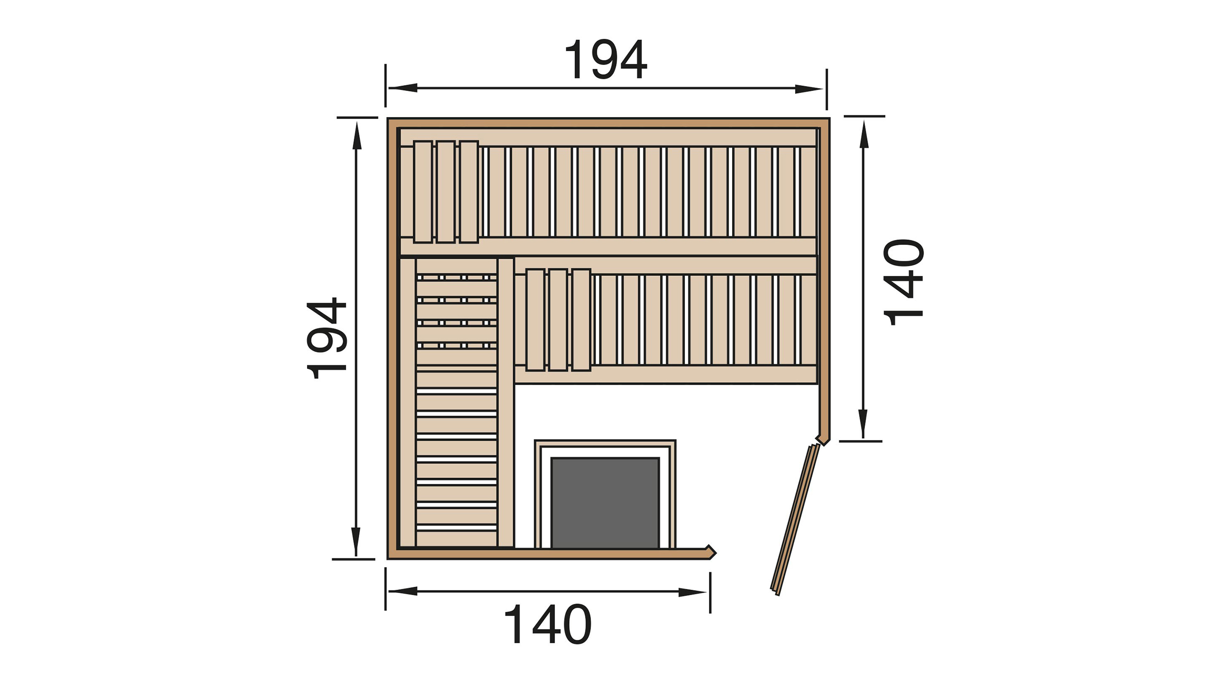 Weka Sauna Varberg 3 GT Trend OS 7,5kW weiß Weka Sauna Varberg 3 GT Trend OS 7,5kW weiß