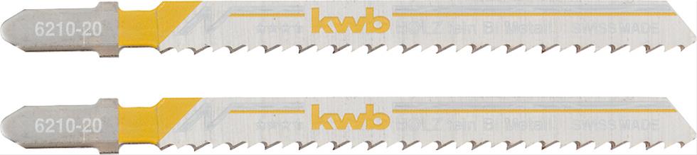 KWB Stichsägeblätter Holz fein Kunststoffe 100/75 mm