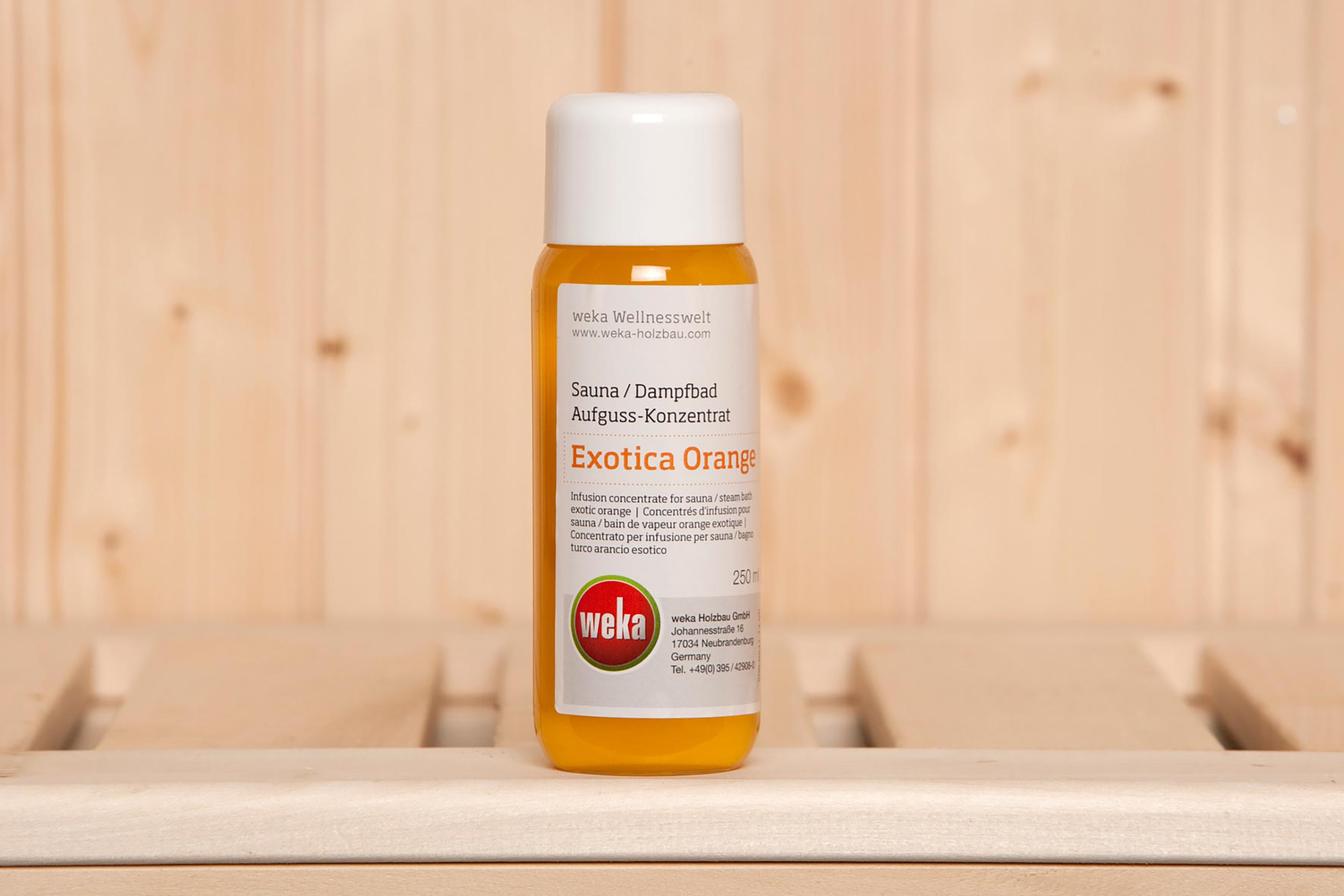 Weka Sauna und Dampfbadduft Exot. Orange