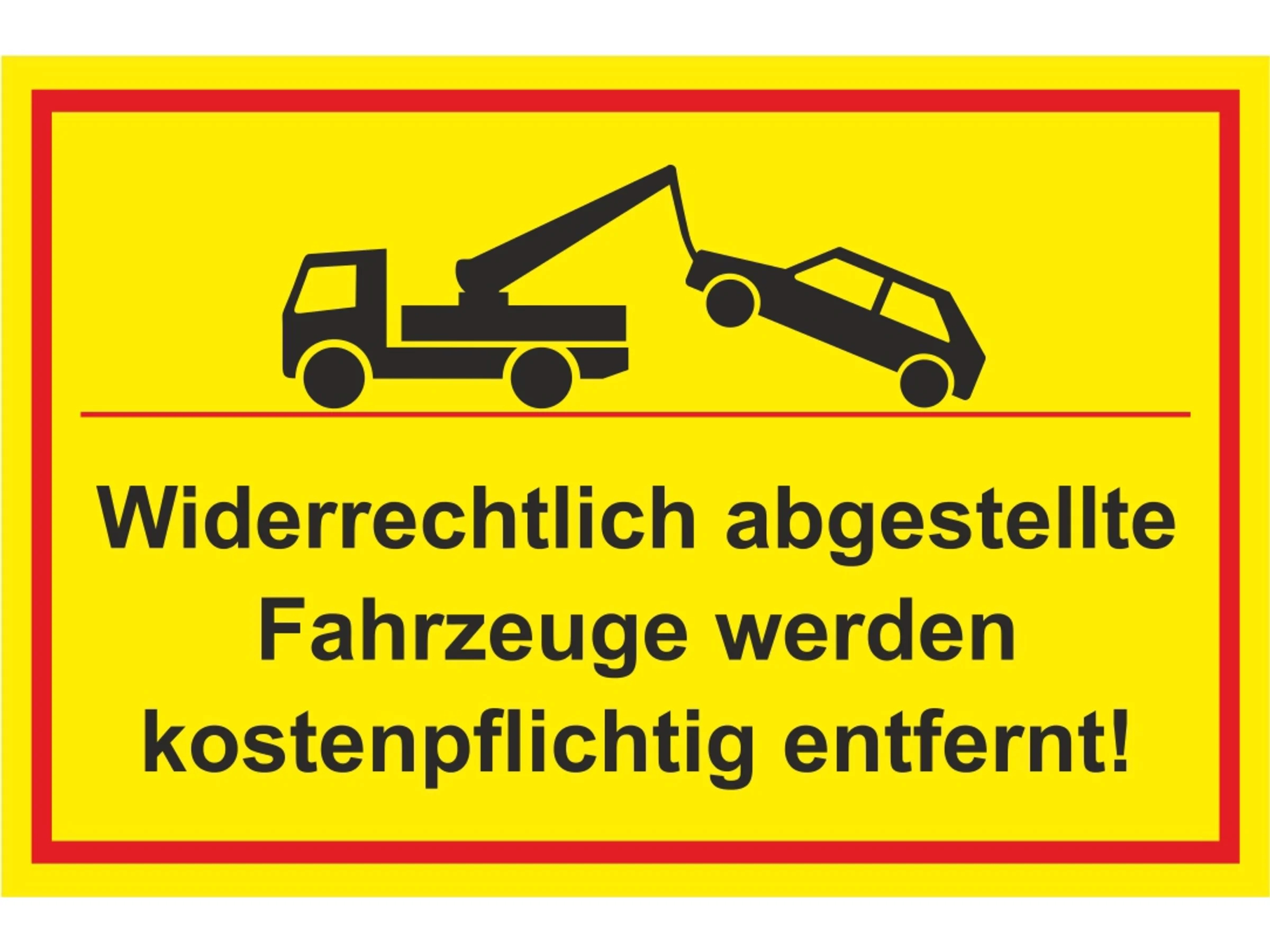 Warn- und Hinweissschild: Vorsicht Widerrechtlich .. 30 x 20 cm