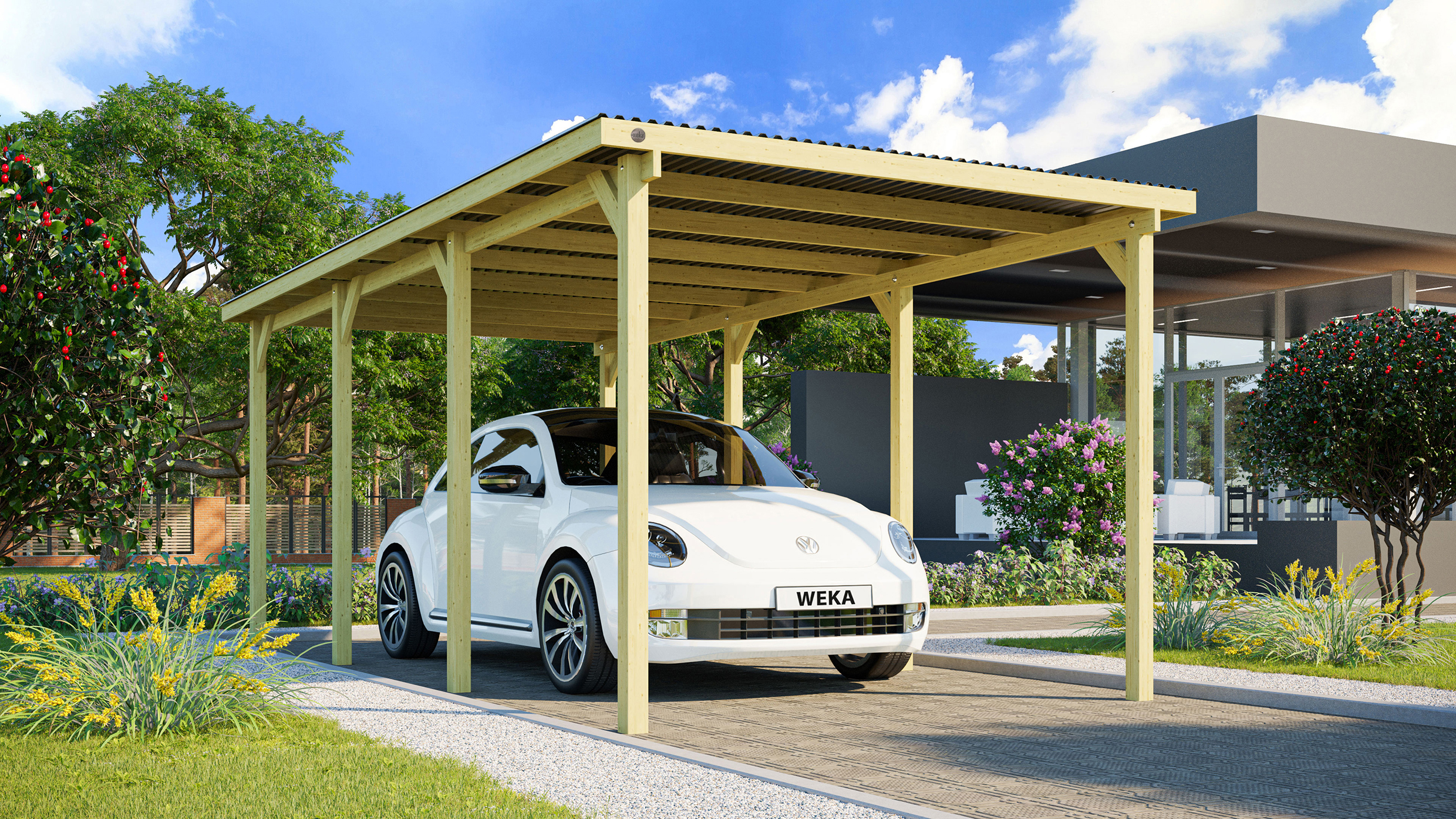 weka Einzelcarport 606 Gr.2