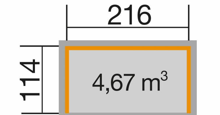 weka Brennholzlager 663 B Gr.1