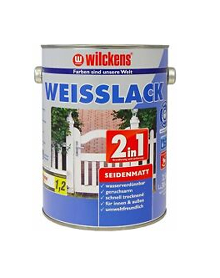 Wilckens® Weisslack 2in1 seidenmatt 2,5L