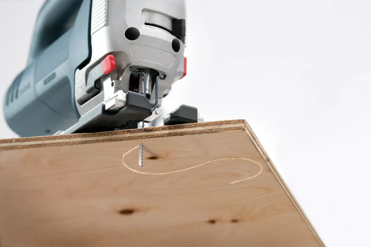 KWB Bi-Metall Stichsägeblätter Holz Kurve Universal-Schaft 70/50 mm