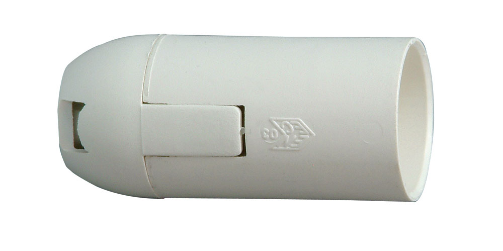 Kopp Lampenfassung / Isolierstoff-Fassung E14 weiß