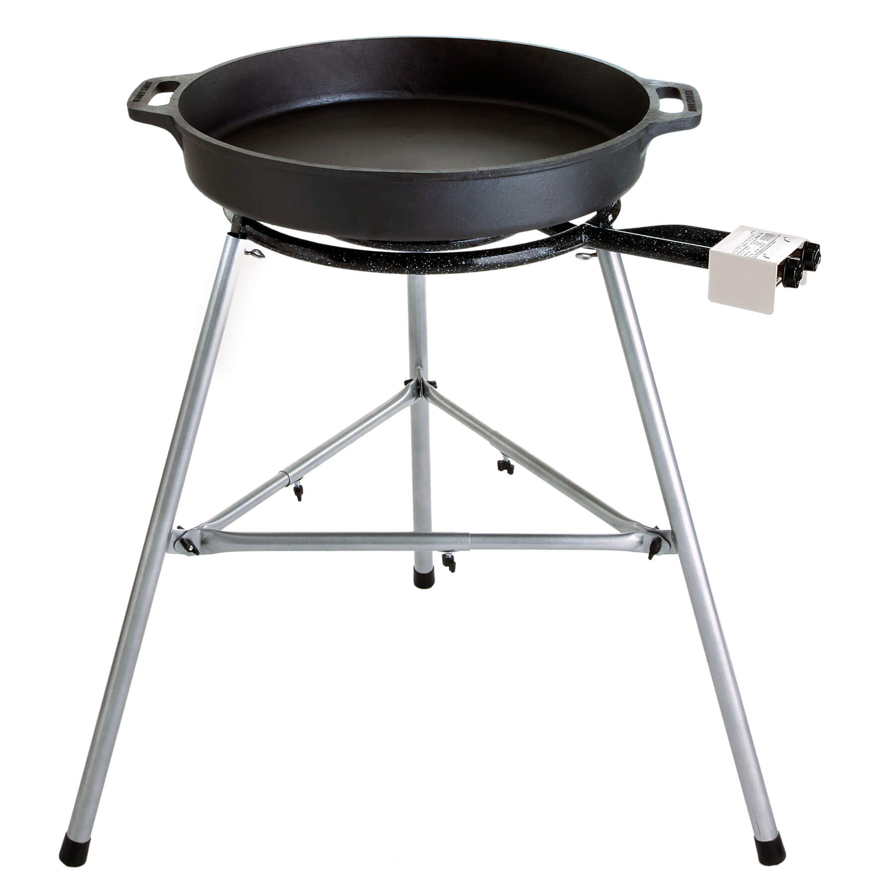 Paella World® Gusspfannen Set 4 mit Zündsicherung