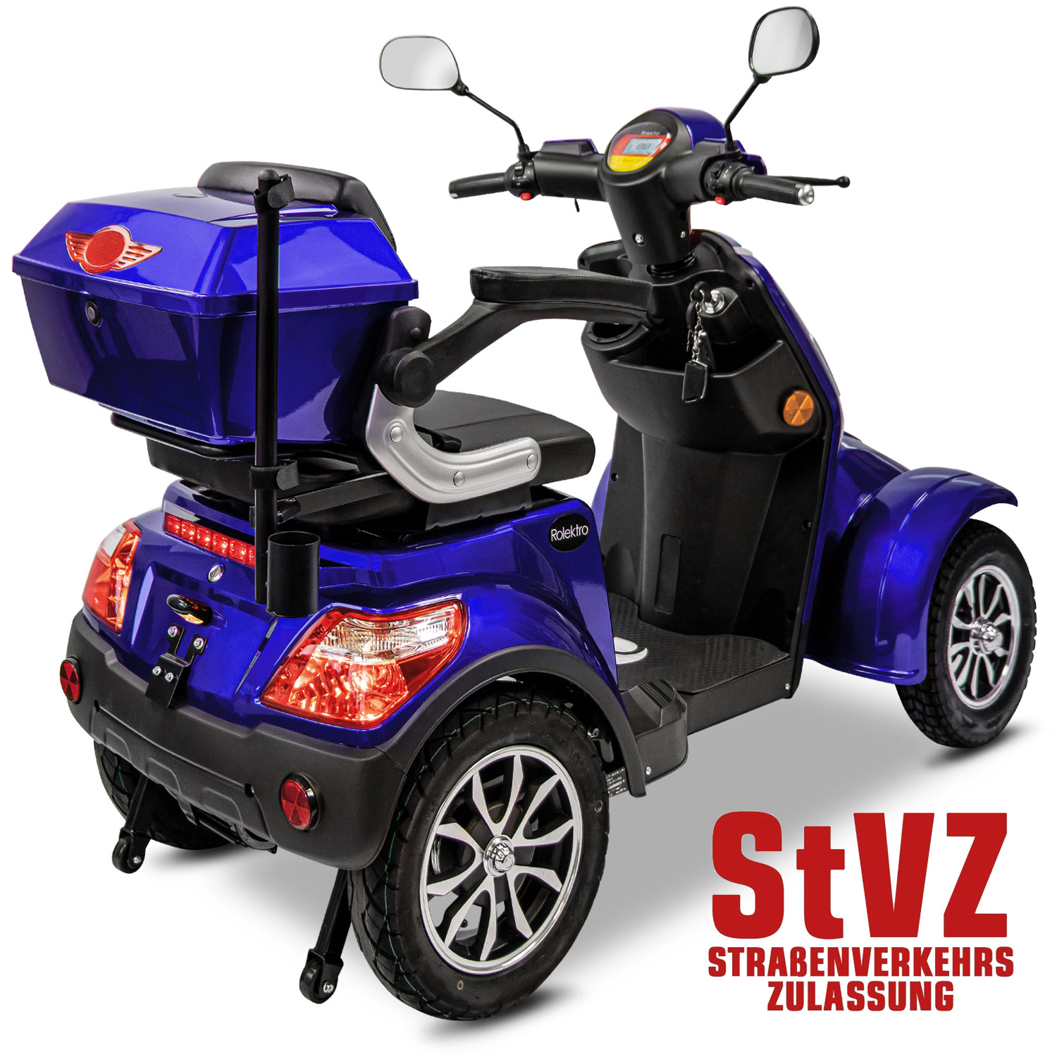 Rolektro E-Quad 25 V.3 Lithium, Blau Elektromobil 4-Räder