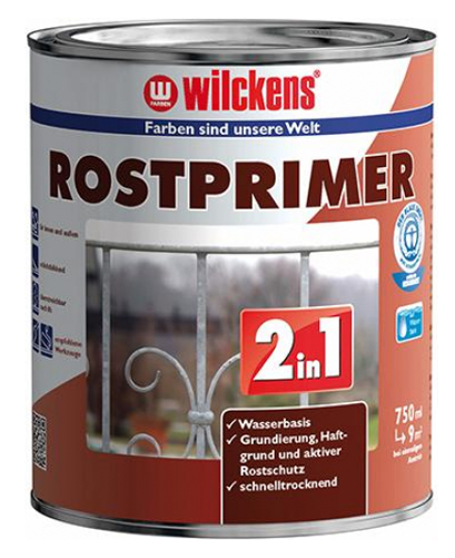 Wilckens® Rostprimer 2in1 grau 750ml