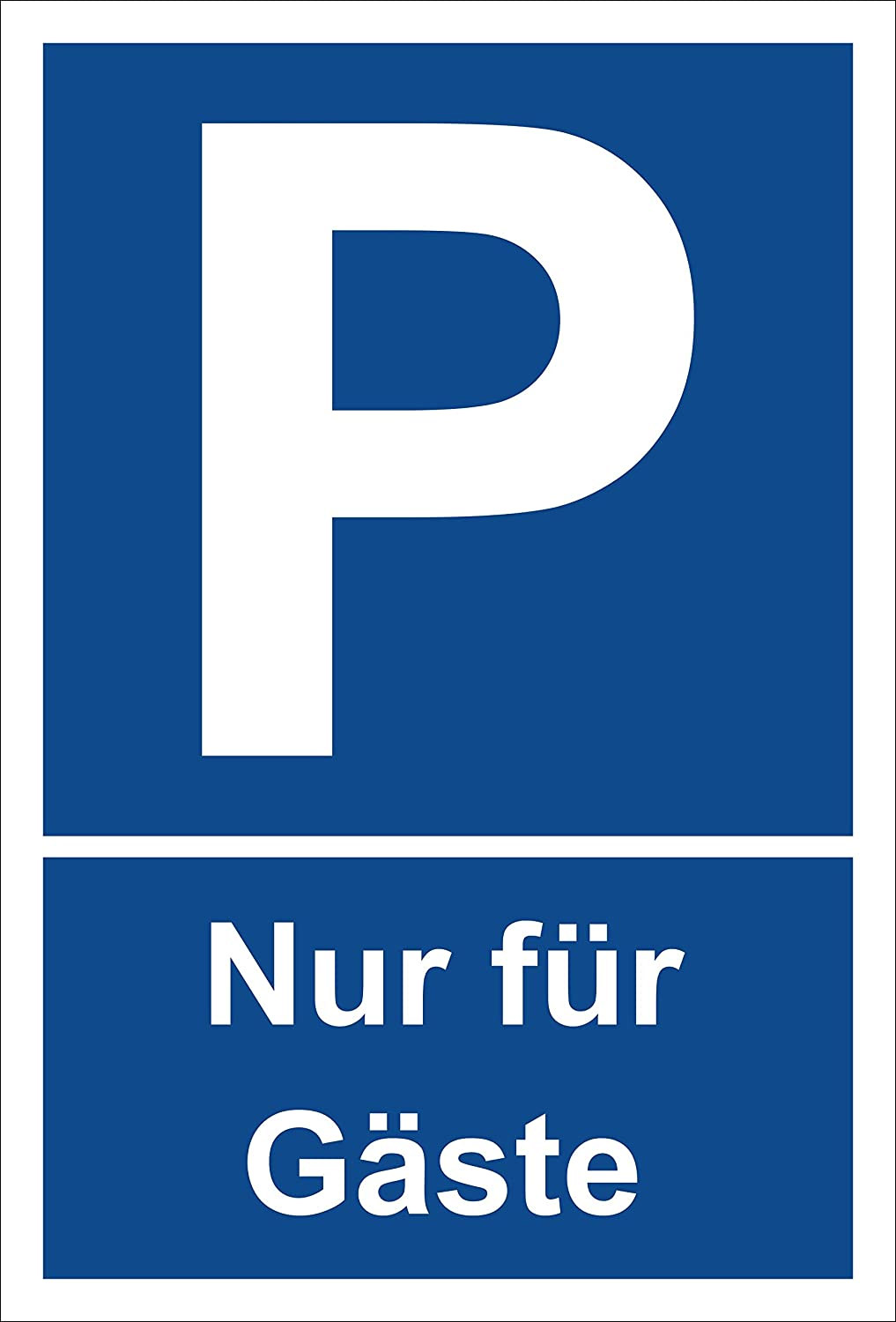 PARKSCHILDER 250*150MM PARKEN NUR FÜR GÄSTE