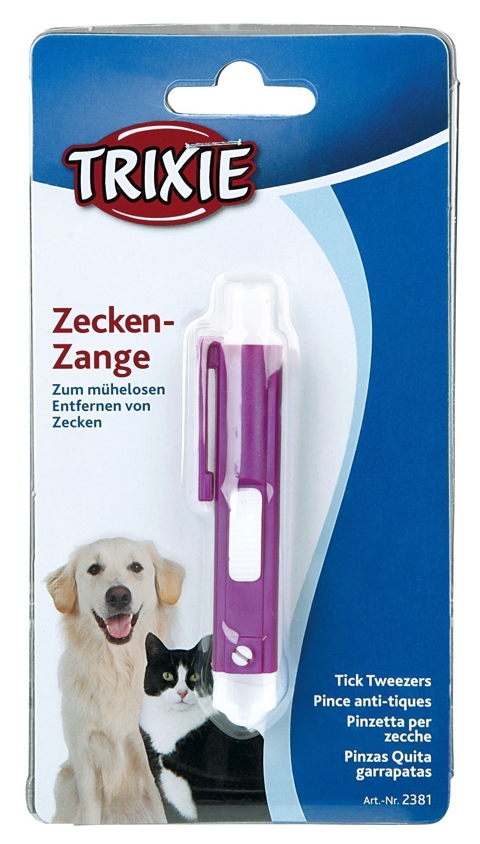 Zeckenzange Kunststoff TRIXIE