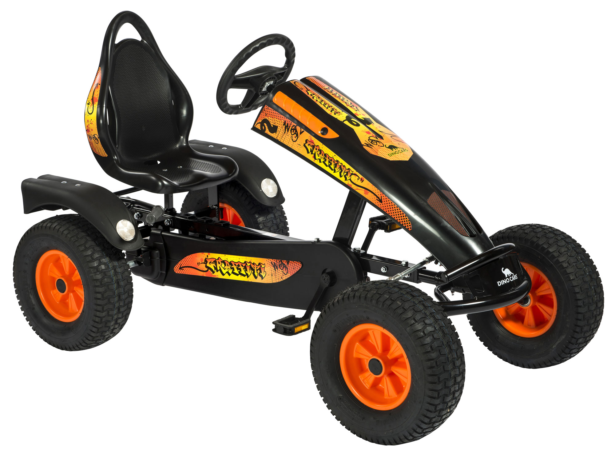 Gokart / Pedal-Gokart Graffiti BF1 schwarz DINO CARS