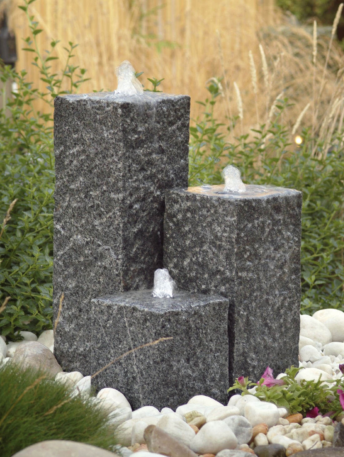 Ubbink AcquaArte Springbrunnen Siena Granit grau