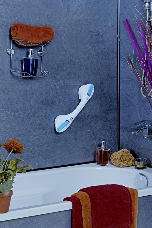 GAH Alberts Mobiler Haltegriff / Alltagshilfe f. Bad, Dusche + WC weiß