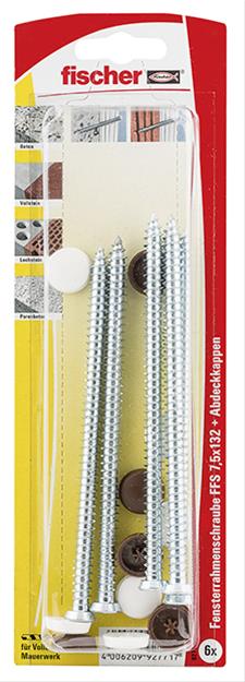 Fensterrahmenschraube FFS 7,5x132 K (6)