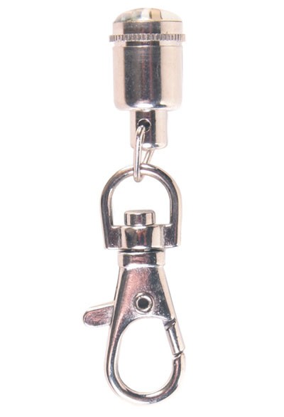 Anhänger zweifarbiges Blinklicht Flasher Safety Light TRIXIE verchromt