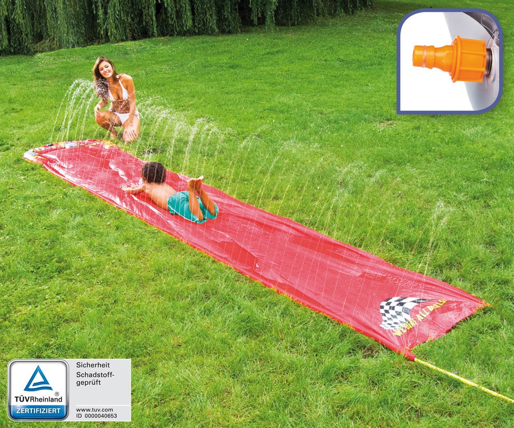 Wasserrutsche rot 500x90cm Happy People 77841