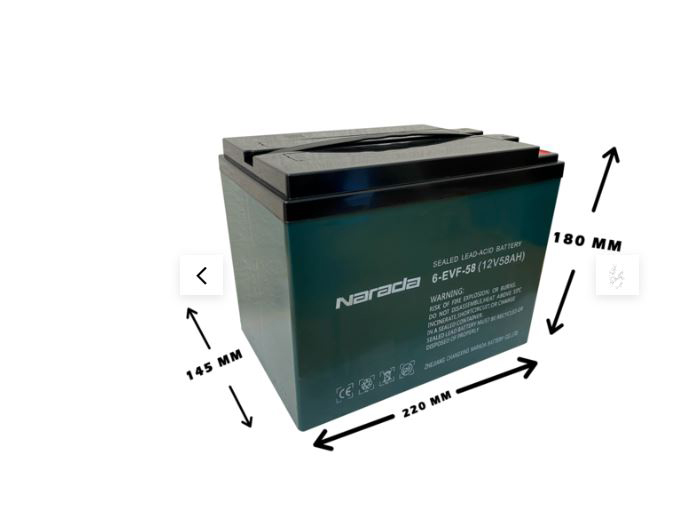 Batterie Akku Elektrofahrzeuge Tuk Tuk Seniorenmobile 12V 58AH