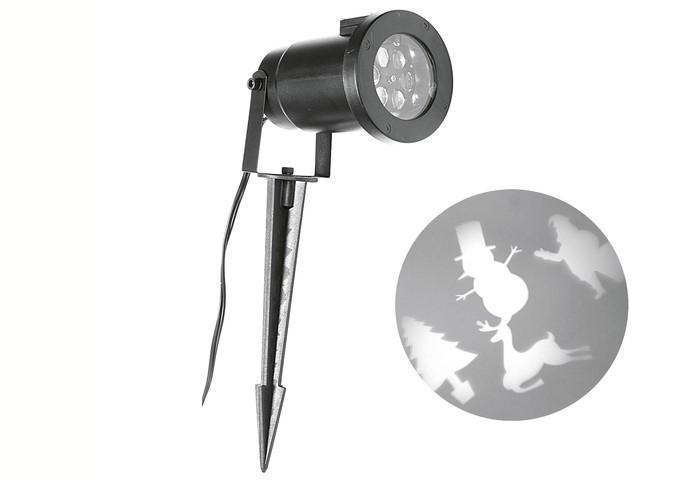 Projektor LED Mix warm-weiß 7 x 7 x 30 cm