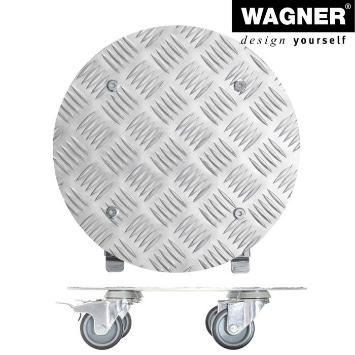 Multiroller Pflanzenroller Alu-Riffelblech rund  300mm für 100kg