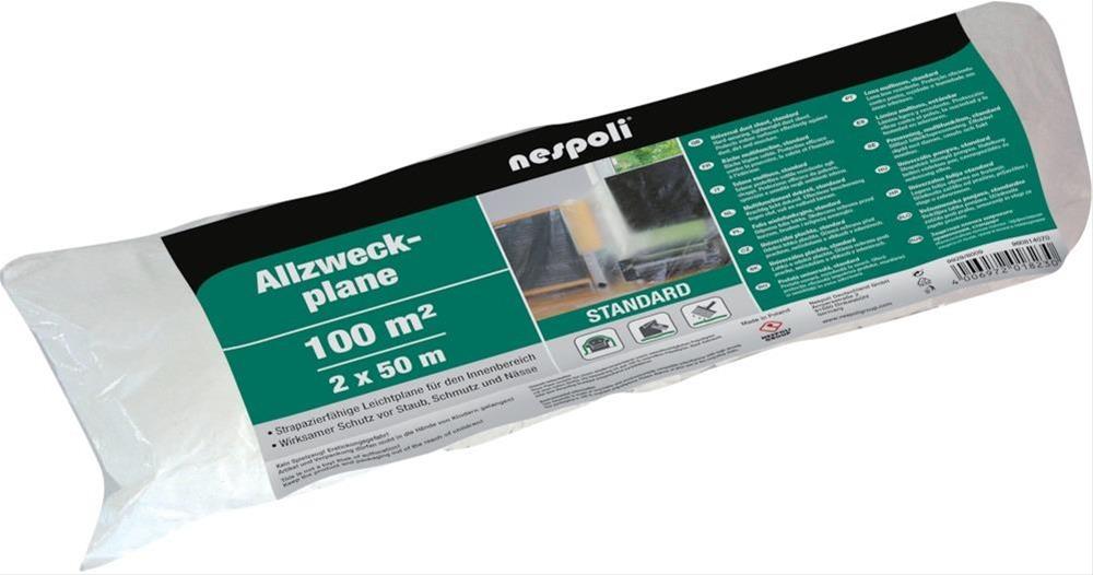 Abdeckfolie Rll. 2x50m transp, Standard, 5 my