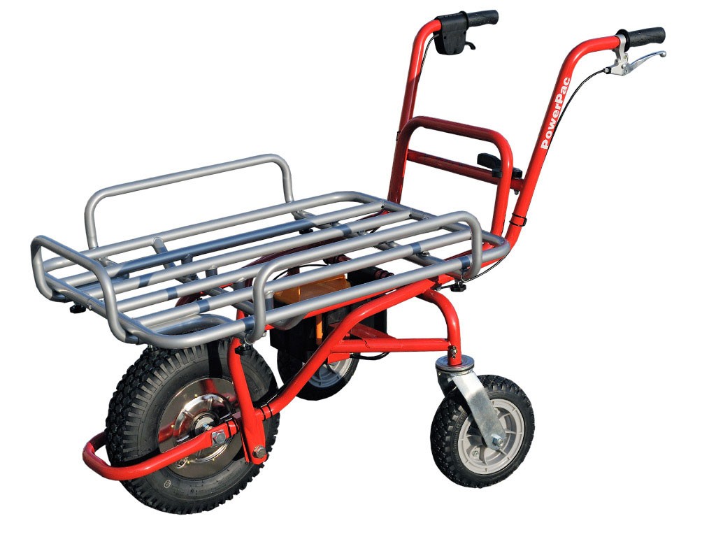 Powerpac Elektro-Dumper / Elektroschubkarre ED120 mit Ladepritsche