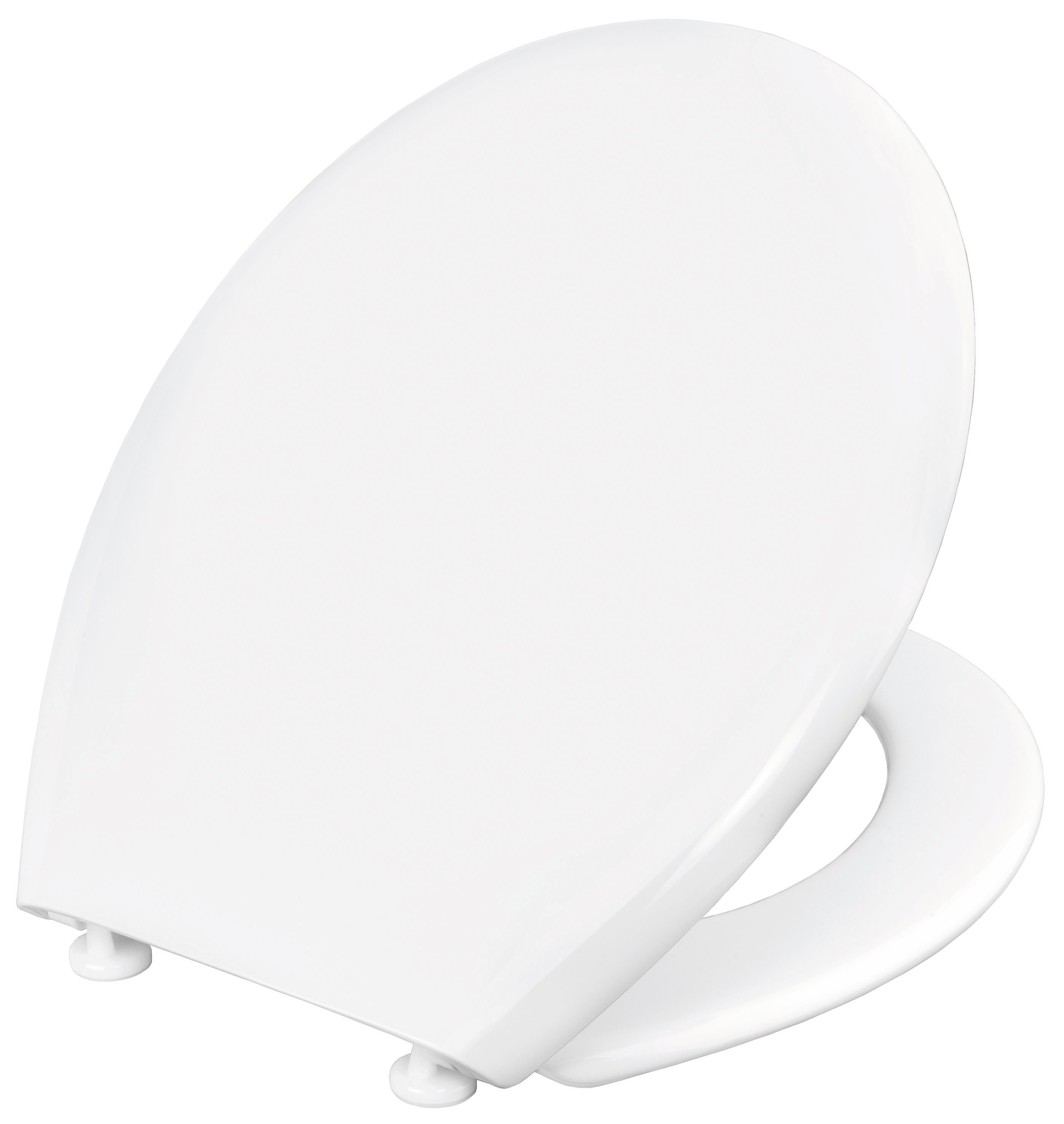 Cornat WC-Sitz / Toilettendeckel Palu Thermoplast weiß