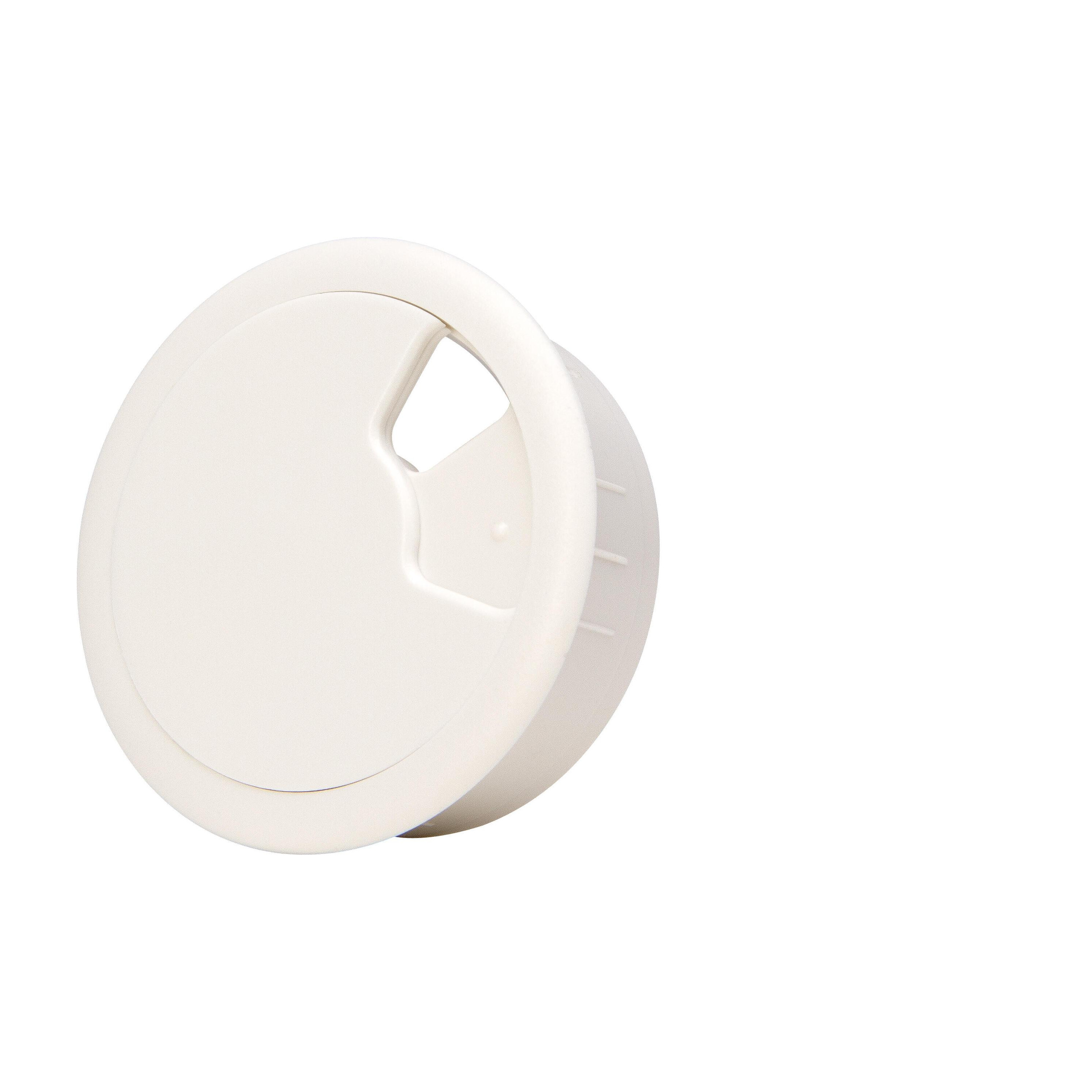 Kabeldurchgangsdose 2-teilig weiß