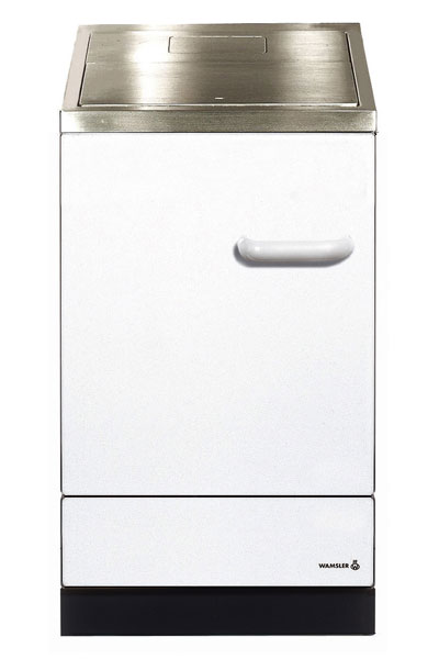 B-Ware Wamsler Küchenherd K155S weiß Stahlkochfeld