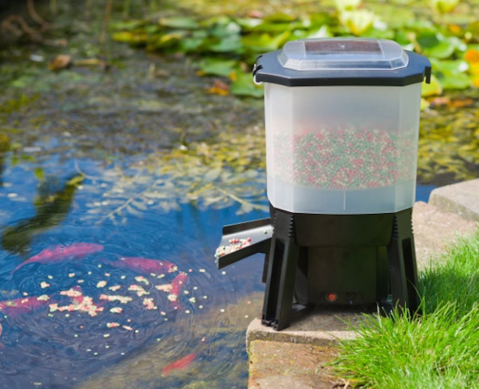 Ubbink Futterautomat Solarbetrieben 6 L Tank