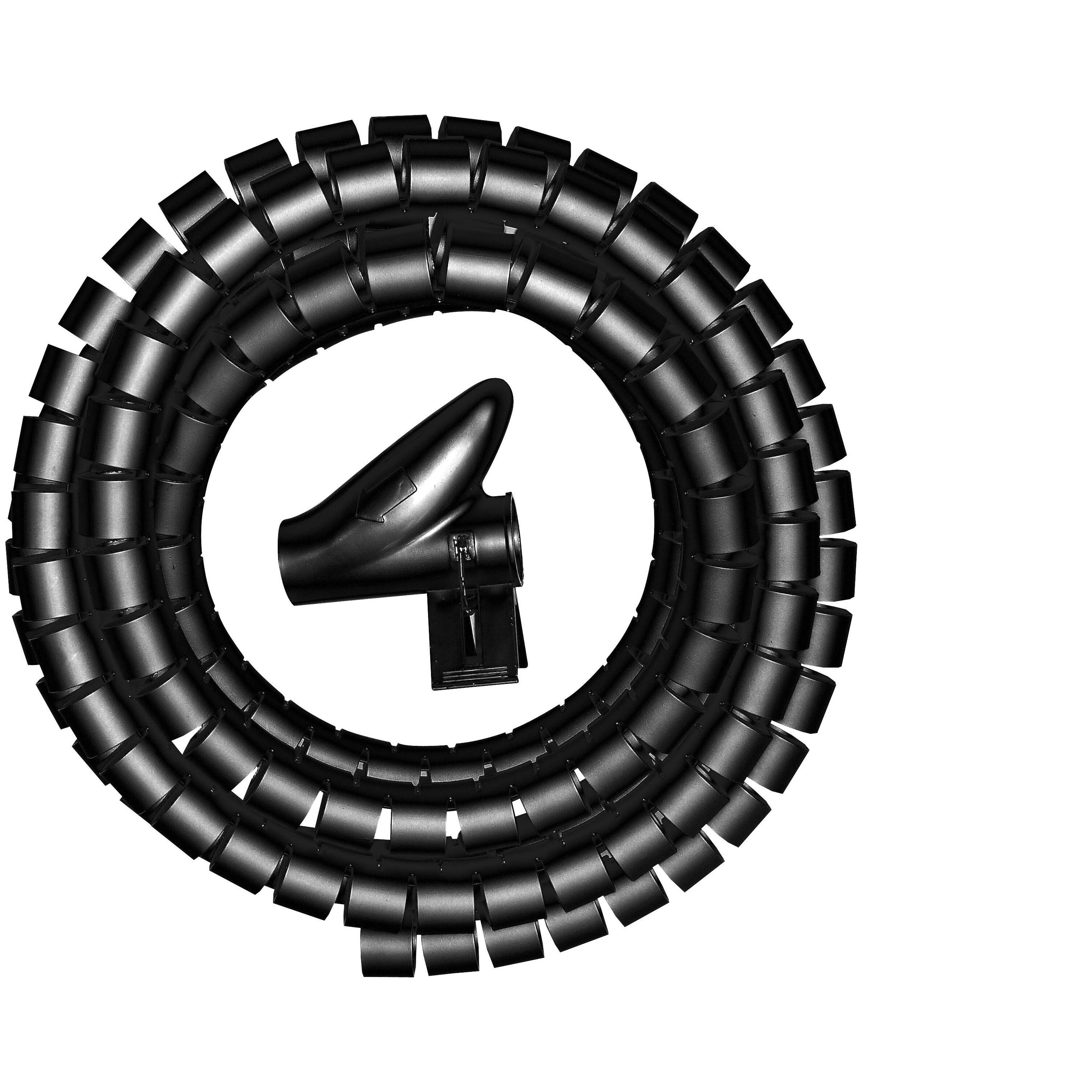 Kabelorganisierer mit Zubehör schwarz