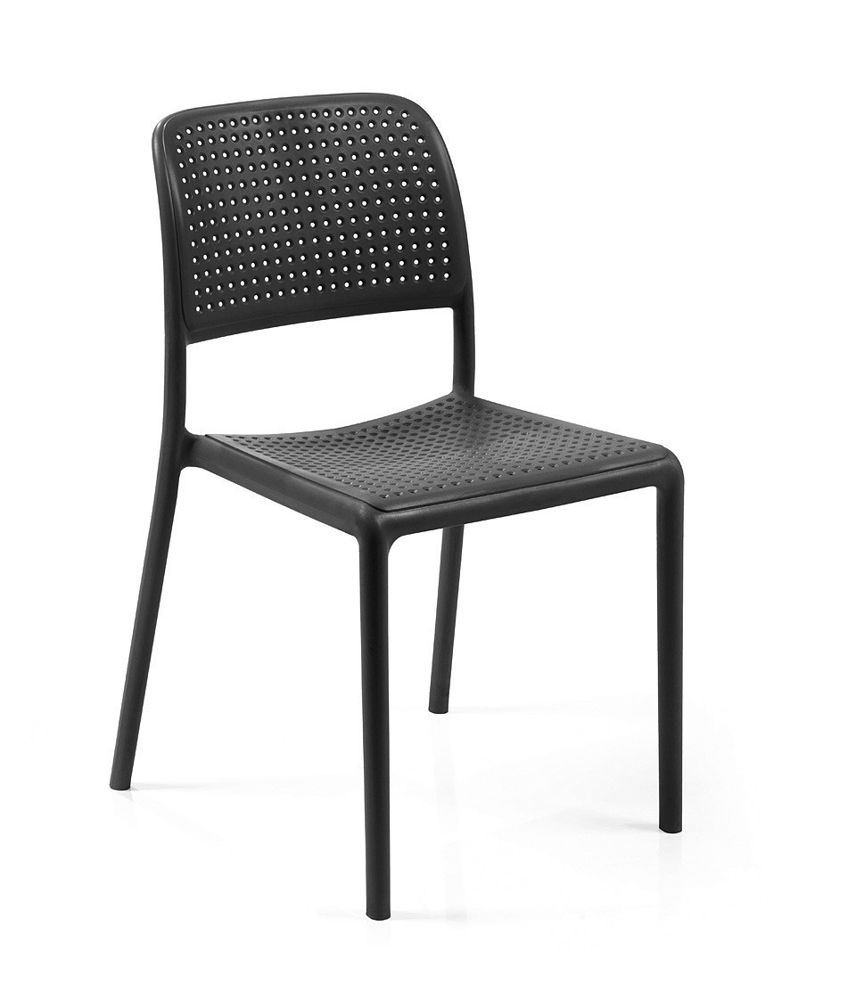 Nardi Stapelstuhl / Gartenstuhl Bora Bistrot Kunststoff anthrazit