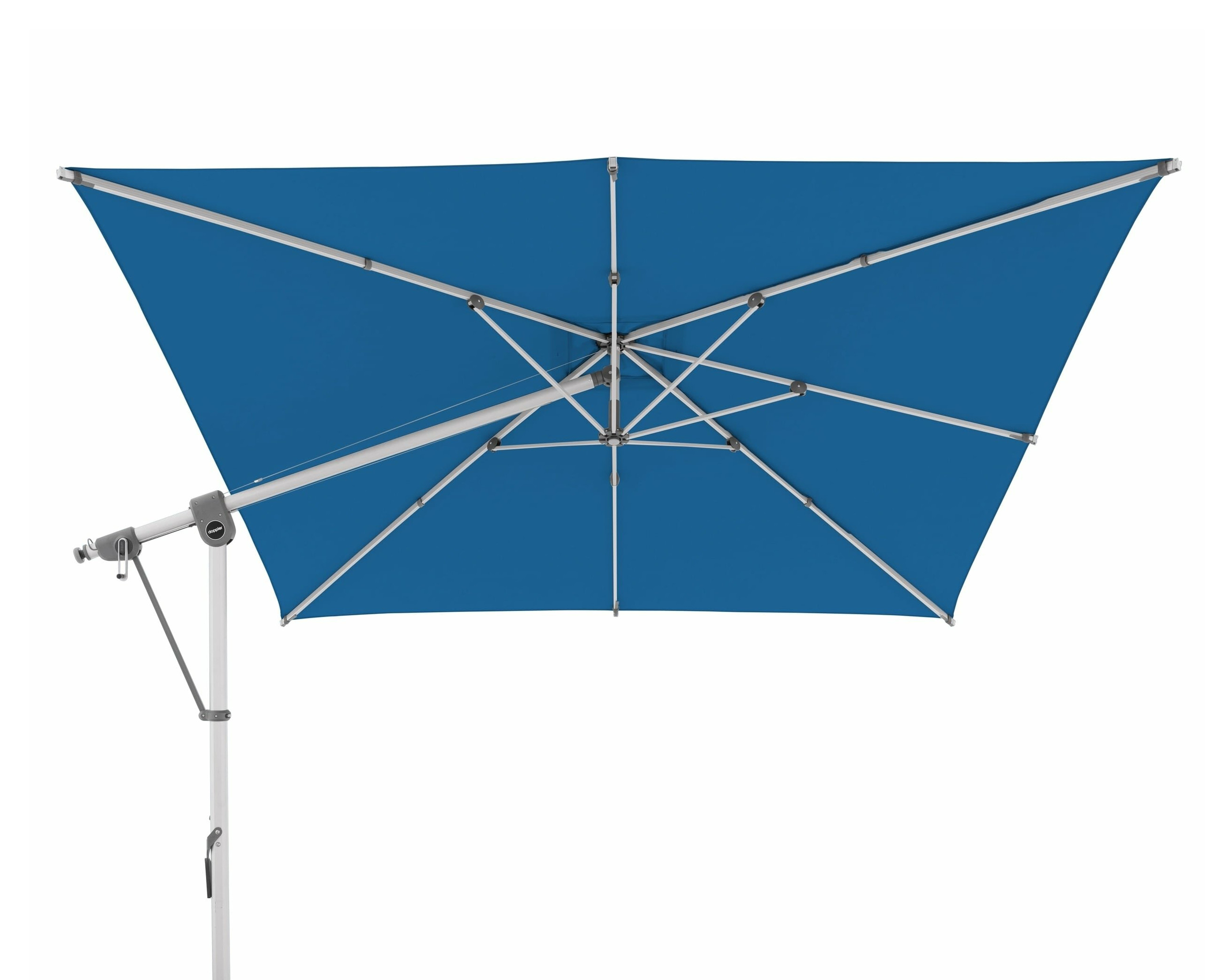doppler® Sonnenschirm Pendelschirm EXPERT 3x3m D.821 aquamarin