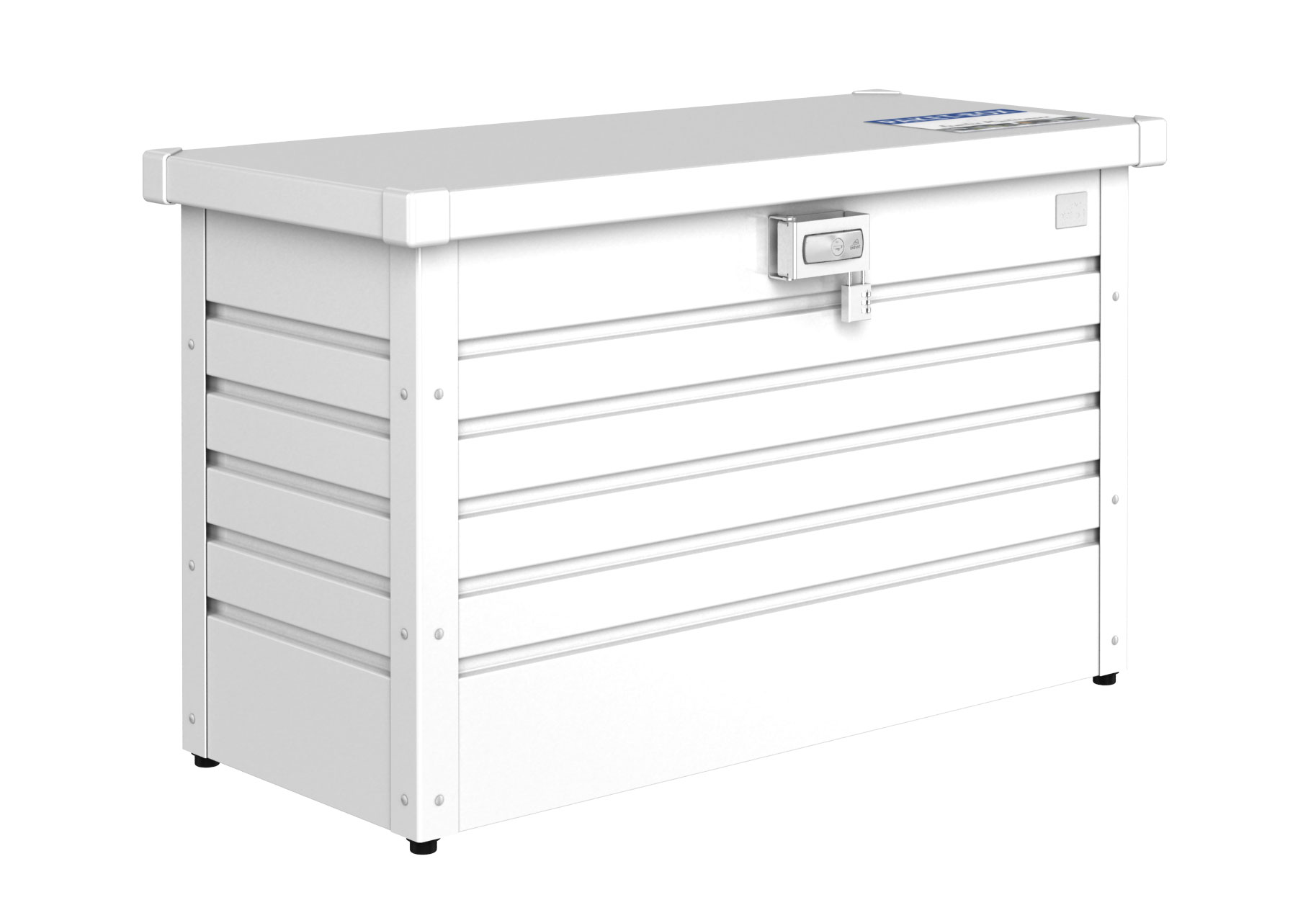 Paket-Box / Gartenbox Biohort 100 weiß 101x46x61cm