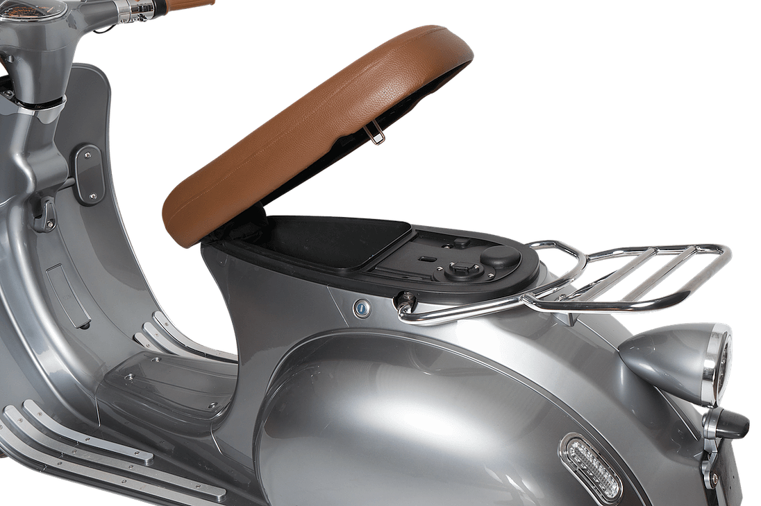 Elektroroller Retro Ginabella - 2000H / E - Motorroller 45Km/h grau