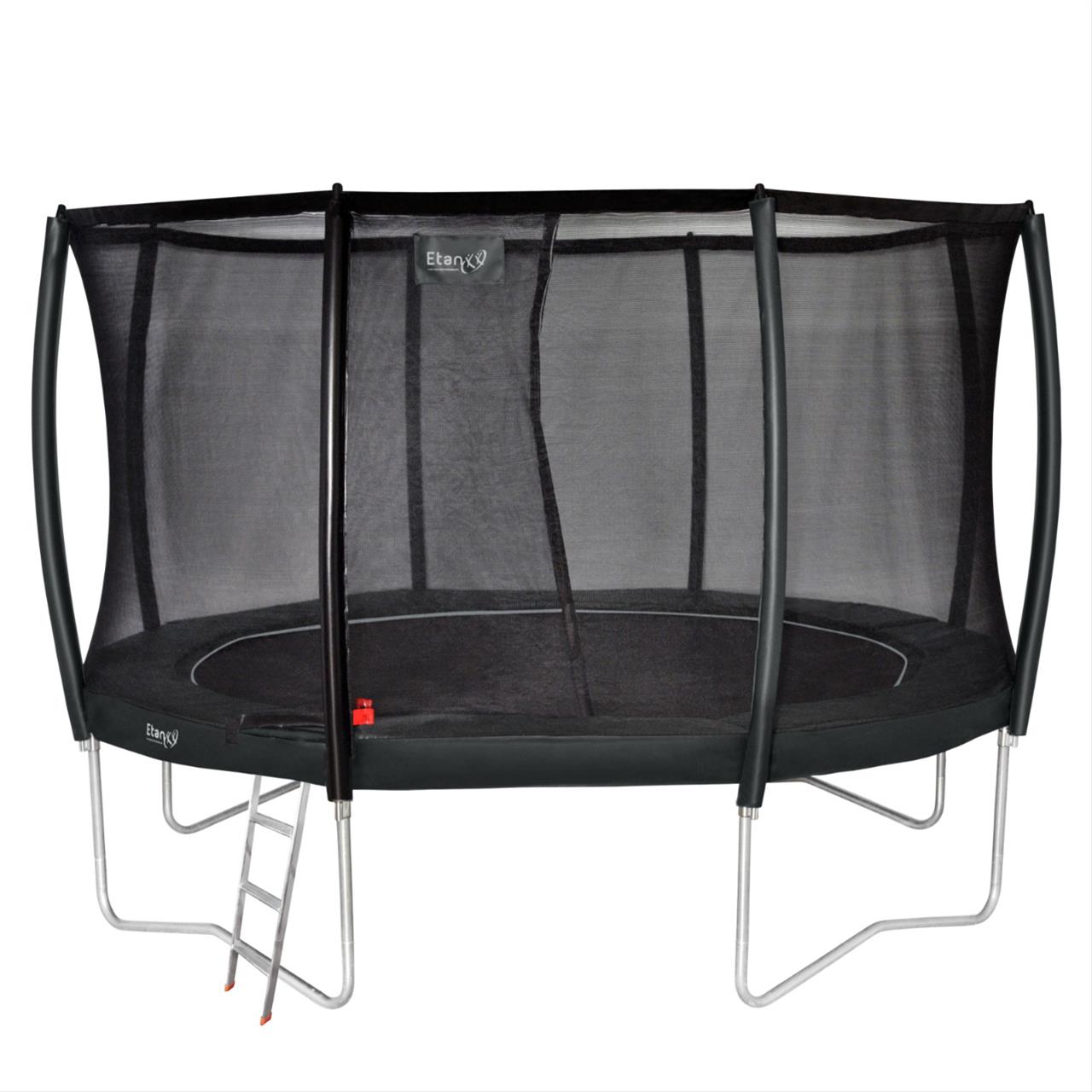 Trampolin Etan Premium Gold 10 Netz Combi Deluxe Ø305cm grau