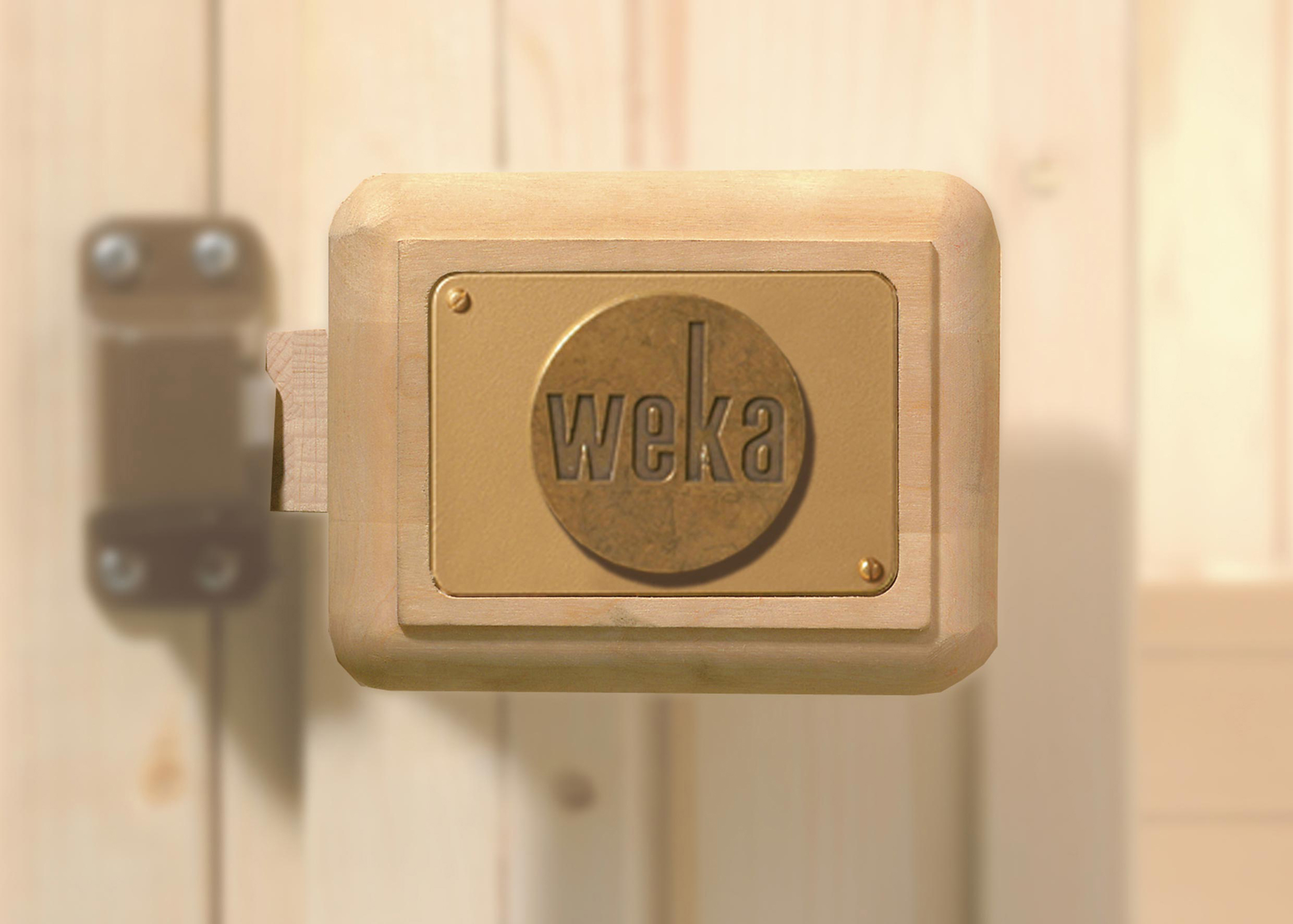 Weka Saunatürgriff Set für Holztür