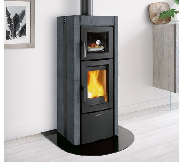 LaNordica Kaminofen wasserführend Termorossella Plus Liberty EVO DSA  Bordeaux 13,5 kW (Variante: Bordeaux)