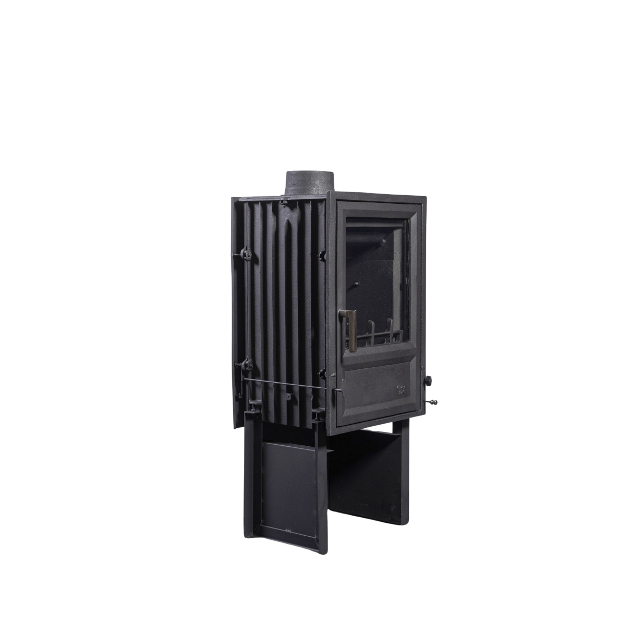 Globe Fire Luna Heizeinsatz Gusseisen schwarz 7,9 kW