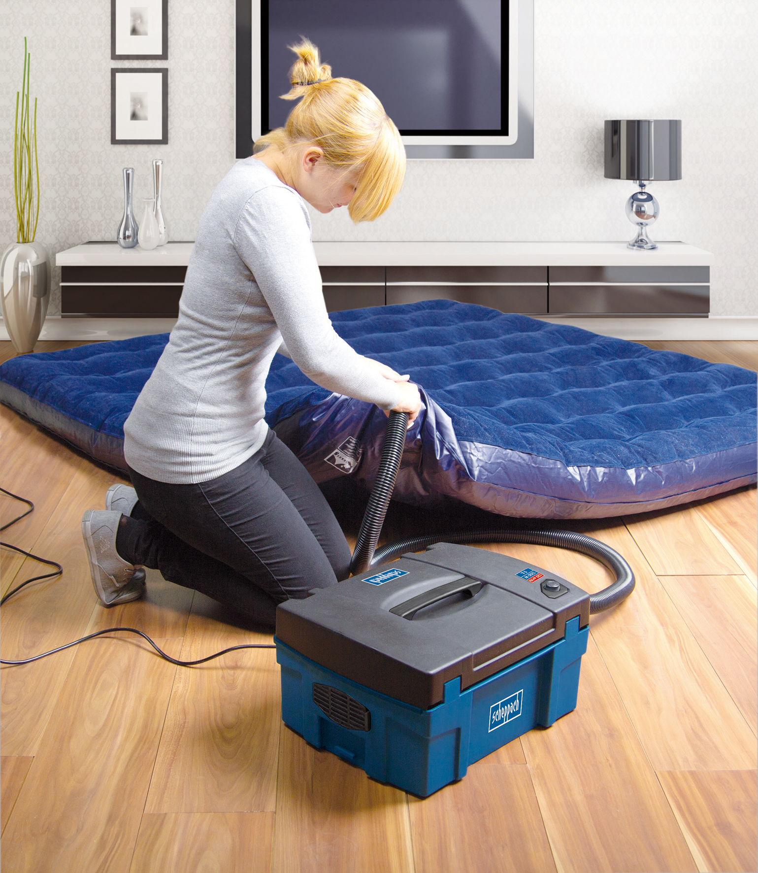 Scheppach Absauganlage HD2P 3in1 mit Aufblasfunktion