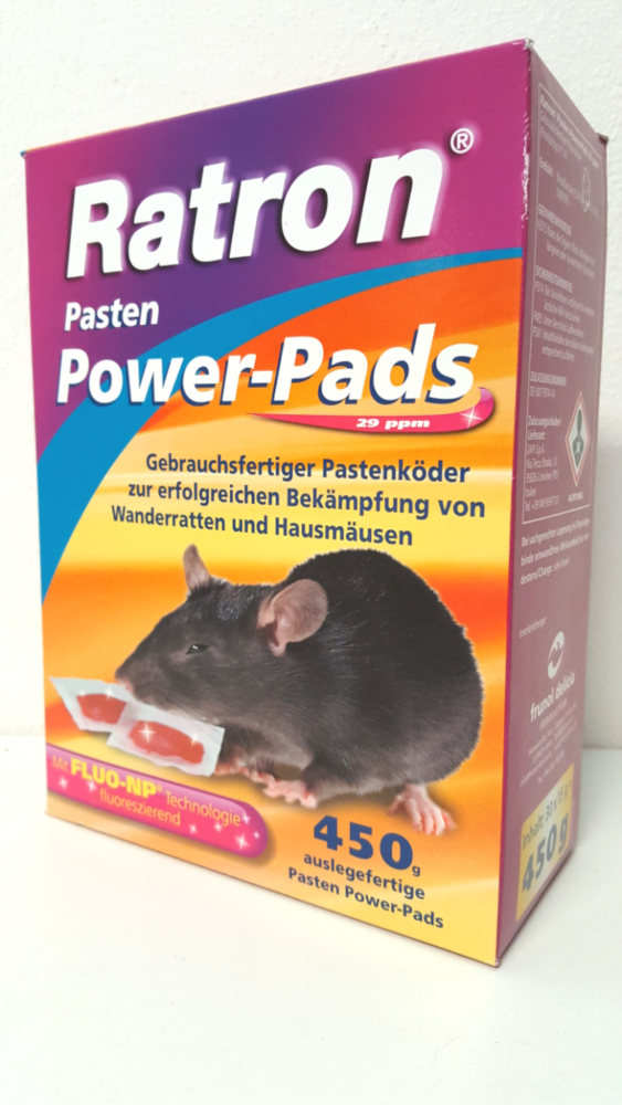 Ratron Rattengift Mäusegift Rattenköder Mäuseköder Pads