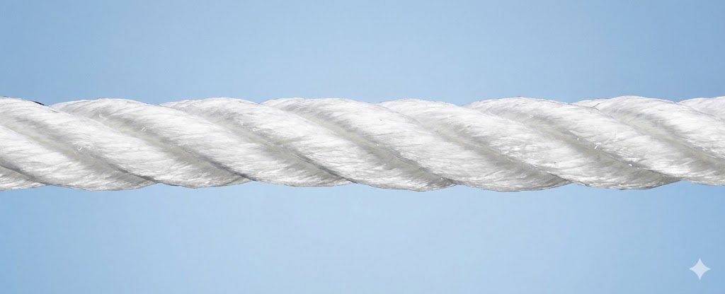 Dörner + Helmer Polypropylenseil weiß (8 mm) – 120 m Großspule