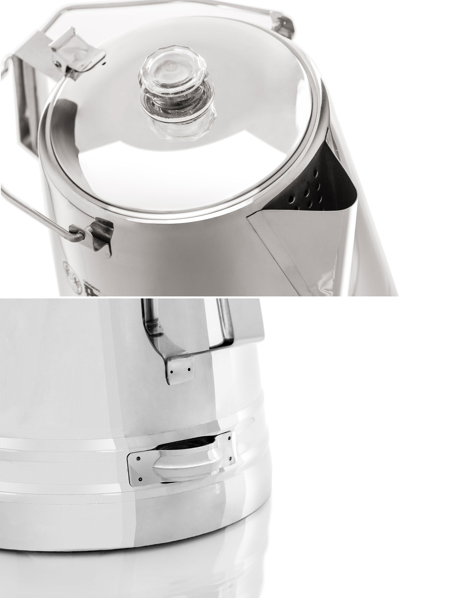 Perkolator / Kaffeemaschine Petromax le14 Edelstahl 2,1 Liter