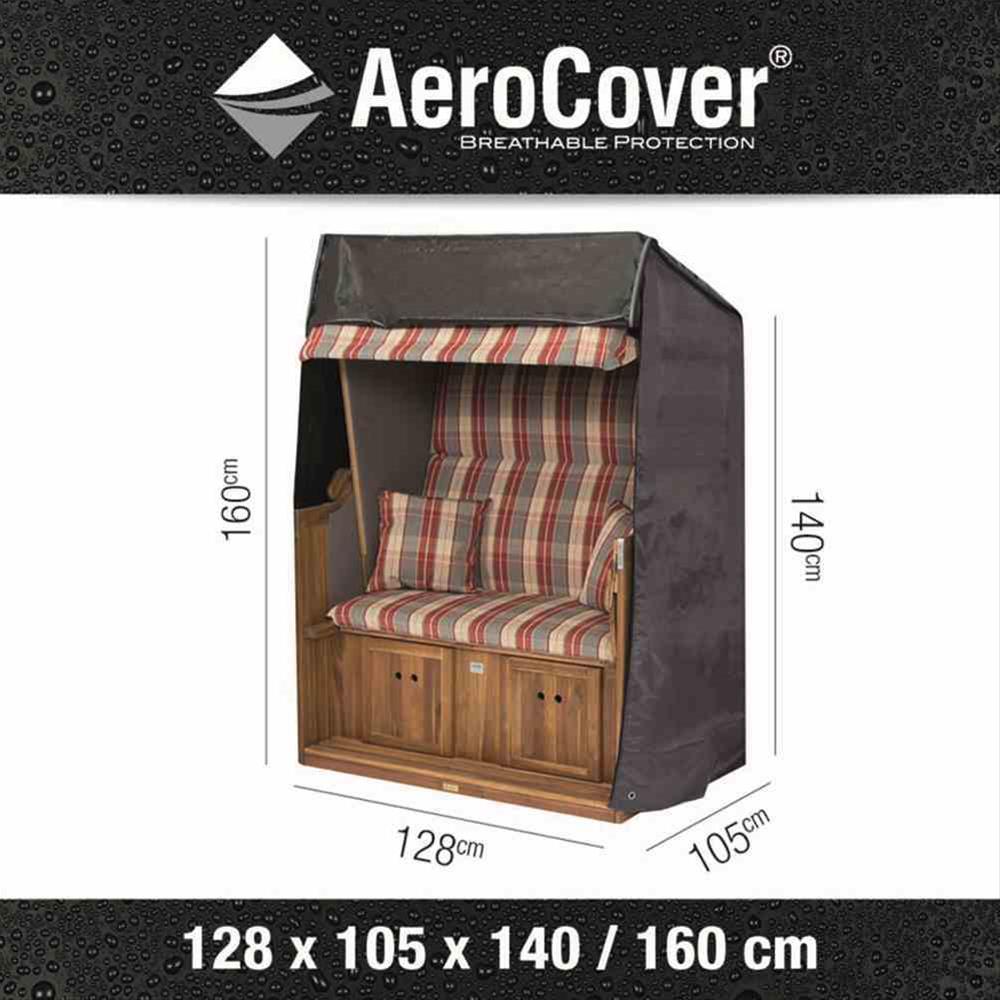 Schutzhülle für Strandkorb AeroCover 128x105x160/140cm