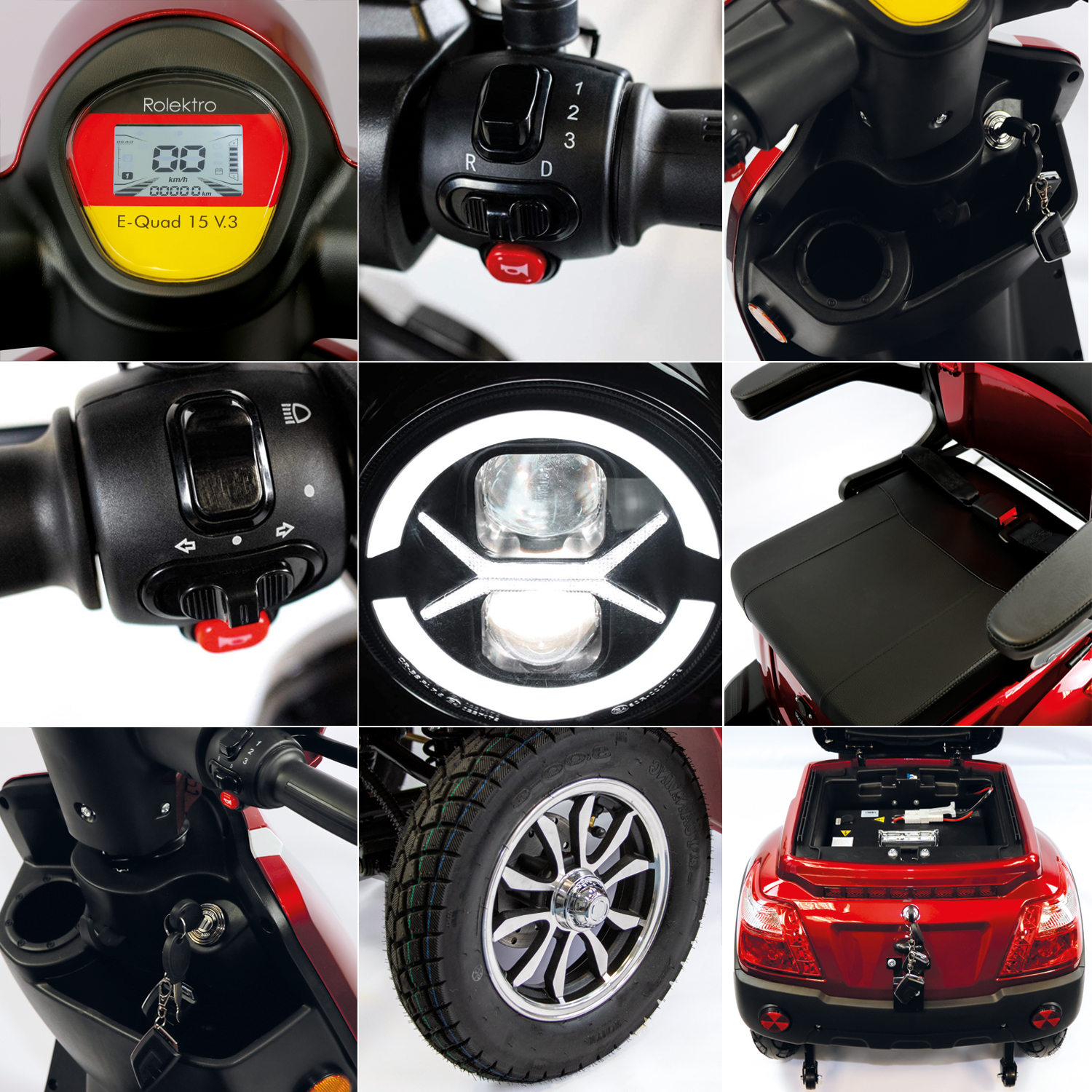 Rolektro Seniorenmobil E-Quad 15 V.3 LI